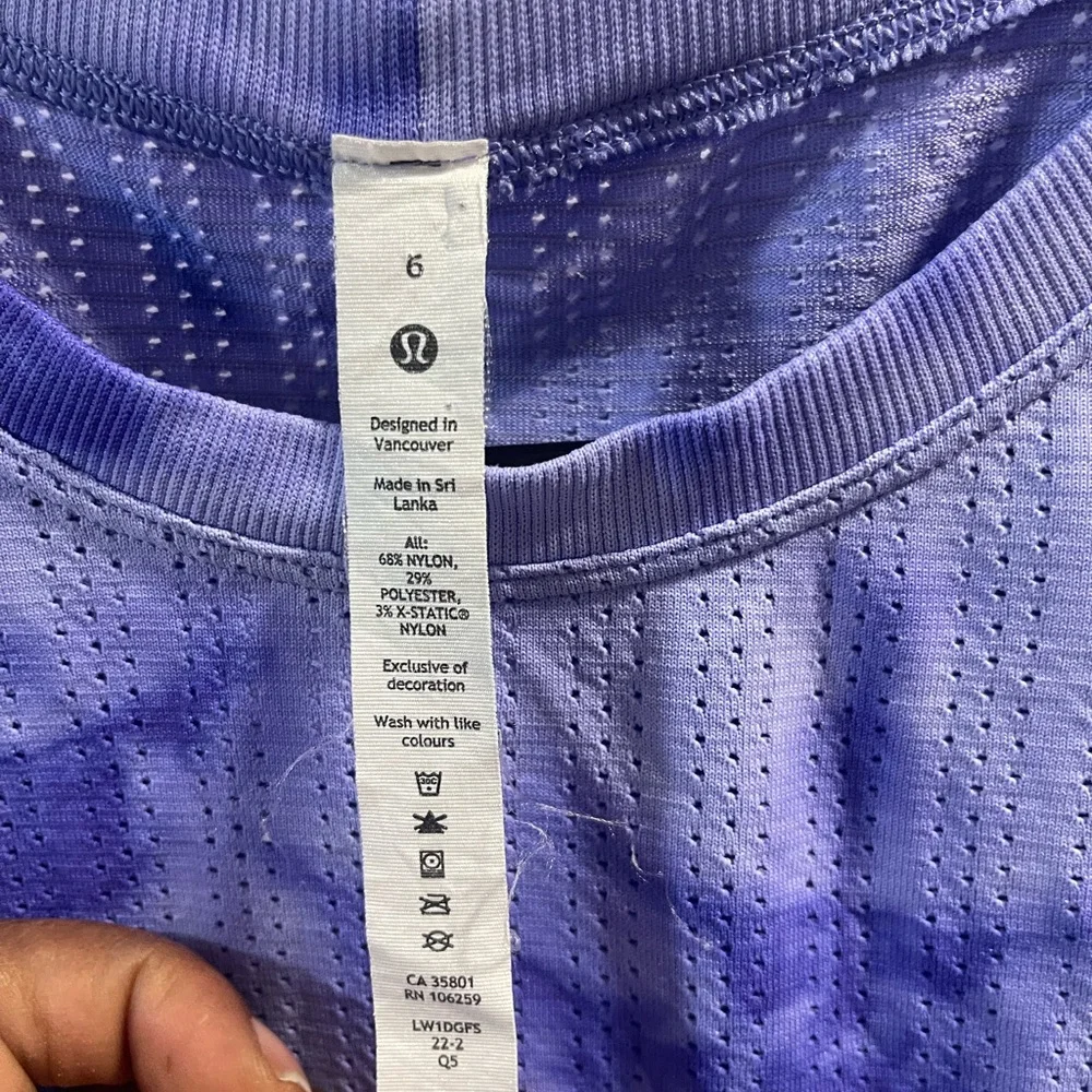 lululemon athletica Purple Tie-Dye Tank Top - Picture 2 of 5